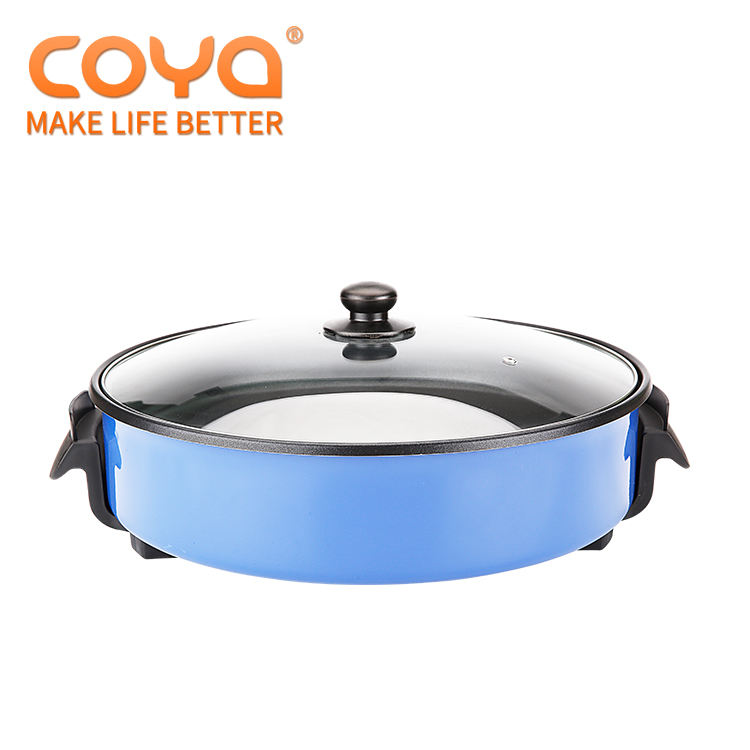 High Quality Non Disposable, Eco-friendly Electric Pizza Pan With 9cm Depth
