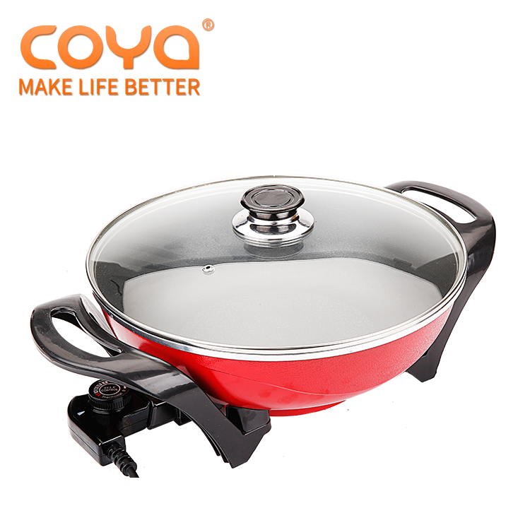 12" 14" 16 " Mini Non Stick Electric Skillet Power Cord Pan