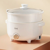 Power Adjustment Noodle Electric Multi Cooker Electric Cooking Hot Pot With Steamer